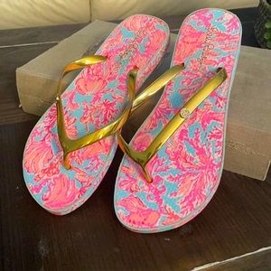 Lilly Pulitzer Flip Flops